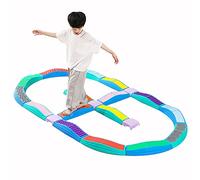 Generic Pietre per bambini con trave di equilibrio, superficie ruvida antiscivolo e cuscinetti in gomma sul fondo promuovono la coordinazione dell'agilità, miglior regalo di compleanno, 20 pezzi