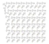 Generic Pin Fisso di Divano, Perno Attorcigliato, Protezione Ambientale Anti-russa da 100 Pcs Abs Convocazione per Fissare Tessuti Divano Decorazione Interno Angolo Fisso (100 chiodi per divano a