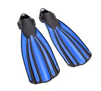 Generic Pinne per Immersione Profonda Materiale TPR Premium Pinne Lunghe Regolabili per Subacquei Professionisti Nuoto Scuba Surf Coppia Nera (R)