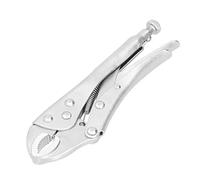 Generic Pinza a Bocca Tonda Regolabile Pinza con Bloccaggio a Ganascia Curva Forte con Acciaio 45# per L'industria Domestica (Batteria agli ioni di litio da 7 pollici 1500 mAh)