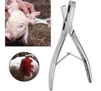Generic Pinza per Etichette Auricolari per Suini in Acciaio Inossidabile a Forma di USA per Un'efficace Marcatura delle Orecchie Sugli Animali da Fattoria (Forma a U 26x20x3,5 cm)