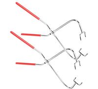 Generic Pinze per Immersione in Acciaio Inossidabile da 2 Pezzi, Pinze per Vetri, per Vetri con Manico in Gomma, per Sculture in Argilla con Funzione di Modellazione, Ideali per Modellare