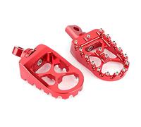 Generic Piolo del Piede Motociclistico, Piolo del Supporto per Staffa Footpegs 10 Mm Installa in Lega di Alluminio CNC Resto di Poggiapiedi Universale per Poggiapiedi per per (rosso)