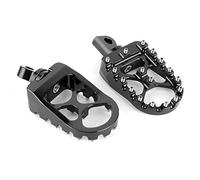 Generic Piolo del Piede Motociclistico, Piolo del Supporto per Staffa Footpegs 10 Mm Installa in Lega di Alluminio CNC Resto di Poggiapiedi Universale per Poggiapiedi per per (BLACK)