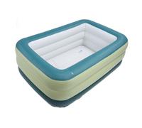 Generic Piscina gonfiabile per bambini e adulti in PVC ispessita 3 strati sopra il suolo, per piscina per l'estate e feste in acqua, giardino prato (184 l)