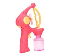 Generic Pistola per per Bambini, Macchina Automatica per Colorate con Funzione Ventola, Comoda Maniglia per Divertimento All'aria Aperta, Materiale Plastico, Include 1 Liquido per (PINK)