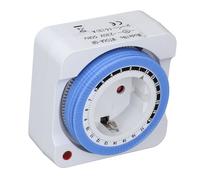 Generic Plug in Controller Timer Timer Meccanico Flessibile 24 Ore su 24 per Decorazioni Diffusore Luce Paesaggistica 1 X PC