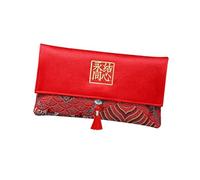 Generic Pochette da sera per matrimonio Buste rosse Tote Borsa regalo decorativa versatile Borsa regalo per lo shopping di festival di anniversario