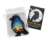 Generic Pocket Hugh Ghost: Halloween Ghost Pocket Cards, Emotional Support Ghosts with Incoraggiamento Cards Mini Charm, un abbraccio in tasca