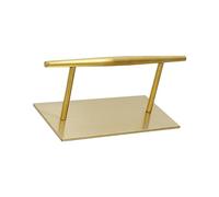 Generic Poggiapiedi in Acciaio Inox per Parrucchieri, Comodo Poggiapiedi con Pedale per Studi E Saloni di Bellezza, oro
