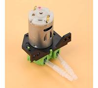 Generic Pompa Dosatrice Chimica DC 12V 24V Pompa Peristaltica Autoadescante a Tre Rulli per Uso Sperimentale in Laboratorio per Acquari con Tubo in Silicone e Corpo in ABS (24 V 3 * 5)