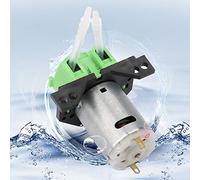 Generic Pompa Dosatrice Peristaltica 12V 24V Efficiente CW CCW Controllo della Direzione del Flusso per Analisi Chimiche di Acquari da Laboratorio con Tubo in Silicone Trasparente (12 V 2 * 4)