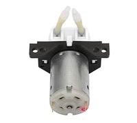 Generic Pompa Peristaltica, Pompa per Dosaggio dell'Acqua 12 V per Peristaltica per Peristaltico per Micro Acqua DC6V 2 * 4 Mm per l'acquario Lab Analitico (WHITE)