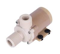 Generic Pompa Solare Silenziosa per la Circolazione Dell'acqua, Design Efficiente del Motore Senza Spazzole, Pompa Sommergibile Calda per Sistemi Solari Termici, Resistente e Impermeabile, DC 12V