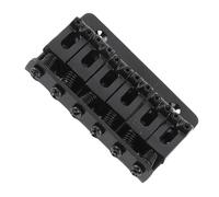 Generic Ponte a Sella per Chitarra Elettrica a 6 Corde per Migliorare L'intonazione e il Sostegno, Ottimo per le Lezioni di Musica (BLACK)