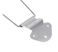 Generic Ponte di Chitarra, Archtop Electric Archtop Chitar Bass Guitar Trapeze Tail Phigh Bridge Metal Bail Ponte Bridge Chitarra Trapeze Tail Phone Guitar Sostituzione Accessorio (SILVER)