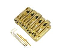 Generic Ponte per Basso a 5 Corde con Chiave Inglese, Resistente, Parti Fisse, Ponte Rigido, Migliora La Stabilità, D'oro