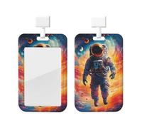 Generic Porta badge con stampa 3D scorrevole, porta badge da lavoro, verticale, ideale come regalo per ufficio e lavoro