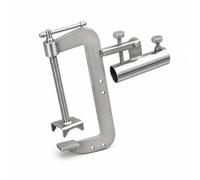 Generic Porta Canna da Pesca in Acciaio Inox con Morsetto Regolabile Supporto per Canne da Pesca con Fissaggio Robusto Adatto per Uso Allaperto in Pesca Sportiva