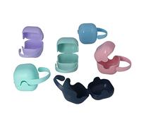 Generic Porta Ciuccio Sicuro Non Tossico Sei Colori Supporto in PP di Trasporto Per Bambino Per Ragazzi Ragazze Madri Che Allattano 6 Pezzi