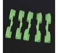Generic Porta Clip per Bastoncini Luminosi da Pesca Notturni da 40 Pezzi, Progettato per Bastoncini Luminosi con Punta della Canna, Portatile e Leggero per gli Appassionati di Pesca (M)