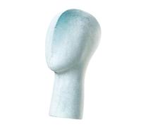 Generic Porta della parrucca della testa di manichino Cappelli per cappello da stoccaggio Porta del cappello da scarico per il salone e un parrucchiere da, Blu