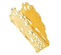Generic Porta di Tovaglioli in Piedi in Ferro D'arte Oro, Supporto per Tovaglioli Vintage per Tavolo, Documenti e Altro, Pratico Organizzatore di Tovaglioli Che (Pattern pavone)