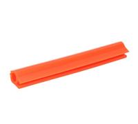 Generic Porta Plettro per Chitarra in Gomma Design Elegante e Antiscivolo per un Facile Cambio del Plettro per Chitarristi e Bassisti Colore Arancione