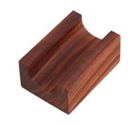 Generic Porta Taco in Legno, Supporto, Vassoio, Piatto Da Portata Multiuso con Culla, Supporto Stabile, Facile Da Pulire, Marrone, 10x7x4.5 Cm