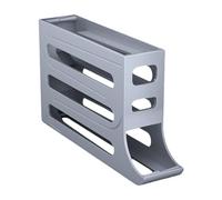 Generic Porta Uova Scatola Uova Vassoio Uova Supporto Uova Capacità Fino a 30 Pezzi in PP Facile Da Pulire E Organizzare Adatto a Cucina Porta Frigorifero Cas, grigio