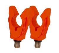 Generic Portacanna da Pesca in Silicone da 2 Pezzi, Testa di Supporto Elastica Antiscivolo Antivento per la Pesca Alla Carpa, con Design Semplice Imbullonato per la Parete del Camion della (2PCS)
