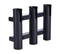 Generic Portacanna da Pesca Premium Montato a Parete per 3 Canne da Pesca Design Antigraffio per Barca o Yacht Materiale ABS (porta canna da )