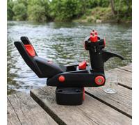 Generic Portacanne da Barca Supporto Canne da Pesca Reggicanne Staffa Regolabile in E Acciaio Inox con Morsetto E Braccio Snodato Adatto per Barca Pesca in Mare Uscite in Acqua