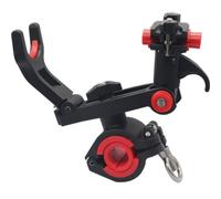 Generic Portacanne da Pesca Regolabile Portarods Supporto Morsetto Tubo Rotabile Bloccabile Culla a V Tenuta Sicura Struttura Nylon Silicone Acciaio Inox Adatto a Barca Kayak Canoa Molo Battute Pesca