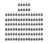 Generic Portachiavi a Induzione Sensibile 100 Pezzi per Controllo Accessi Comunitario Al Parcheggio, Chiave di prossimità Impermeabile per Orari e Presenze, Materiale ABS 1,37", Scheda Tastiera (GREY)