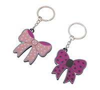 Generic Portachiavi Apribottiglie 2 Pezzi Elegante Apriscatole Ergonomico con Linguetta Viola Rosa per Feste All'aperto