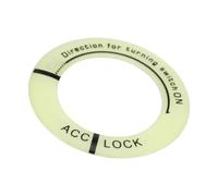 Generic Portachiavi con Interruttore di Accensione Verde Luminoso per Auto e Moto, Decorazione Unica e Durevole per la Notte, Universale per Tutti i Veicoli (caratteri neri a luce verde)