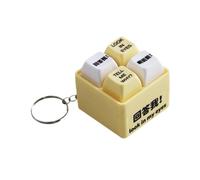 Generic Portachiavi Fidget con Luce, Giocattolo Rilassante, Decorazione Da Scrivania, Giocattolo Sensoriale