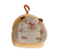 Generic Portachiavi in peluche a forma di Capybara, portamonete, con ciondolo in peluche, per compleanno, festa dei bambini, Natale, A, Refer to description, Unisex