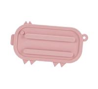 Generic Portacoperchi in Silicone Facile Da Pulire, Dalla Forma Carina, per Organizzare Pentole, Coperchi E Padelle. Pratico E Versatile, 17,5x9,5 Cm, Rosa