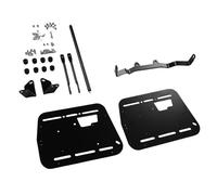 Generic Portapacchi Laterali per Moto Staffa di Supporto in Acciaio Al Carbonio Supporto a Sgancio Rapido per Valigia Laterale 18L 28L 35L 38L, Prestazioni di Guida Stabili Adatte per V-Strom250sx