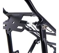 Generic Portapacchi per Bici Regolabile e Versatile Portapacchi per Carichi Pesanti Design Rimovibile con Supporto di Carico a Tre Punti Facile da Installare per Mountain Bike da Strada Materiale in