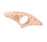 Generic Portapagina per Libro con Pollice Apri Libro con Dito in Legno di Pino per Studenti, per gli Amanti dei Libri (Stella)