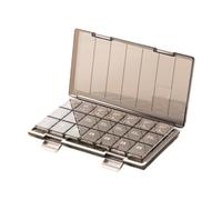 Generic Portapillole settimanale robusto, contenitore giornaliero per pillole, contenitore, 3 volte al giorno per casa, esterno, ufficio, viaggi, olio di, CaffÈ