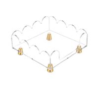 Generic Portarotolo di Carta Igienica per Bagno, Portatovaglioli in Acrilico, Organizer Decorativo Multiuso per Tovaglioli, Distributore di Fazzoletti per, 18,5 cm x 18,5 cm x 8,3 cm