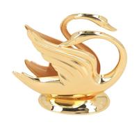 Generic Portatovaglioli in Metallo Dorato Elegante Organizer da Tavolo per Bar, Feste, Lega Robusta per Cucina, Sala da Pranzo, 1 Portatovaglioli (L)