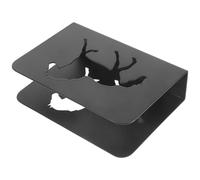 Generic Portatovaglioli Verticale in Ferro Nero Design a Silhouette Equina, Organizer Elegante per Tavoli da Cucina e Caffè, per Aggiungere Personalità e Ordine