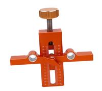 Generic Posizionatore di Installazione per Porta Dell'armadio in Alluminio Regolabile di Montaggio Versatile per Mobili da Cucina, Mobili da Bagno, Armadi - 1,38" Verso L'alto, 1,18" Verso il Basso