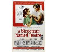 generic Poster del film "A Streetcar Named Desire", 28 cm x 43 cm, blu, Americano, Soggiorno