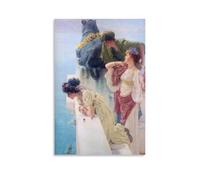 Generic Poster di Alma-Tadema A Coign of Vantage, stampa artistica su tela, decorazione da parete, foto, poster decorativo moderno per la casa, 40 x 60 cm